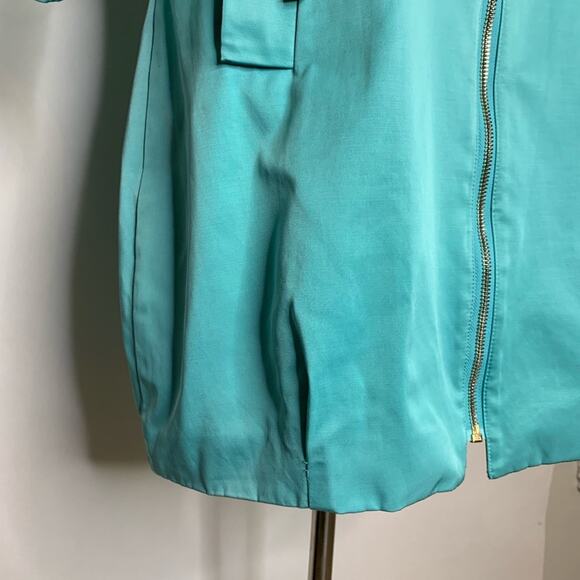 Etcetera light "Tiffany" blue zip up lightweight jacket size 4 - Picture 7 of 14